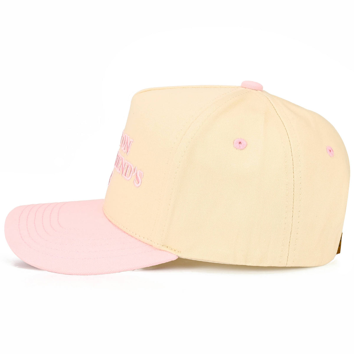 C.C PUT IT ON MY BOYFRIEND'S TAB Letter Two Tone Trucker Hat