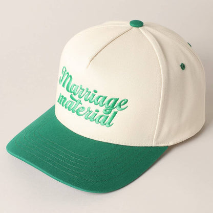 Marriage Material Two Tone Trucker Hat