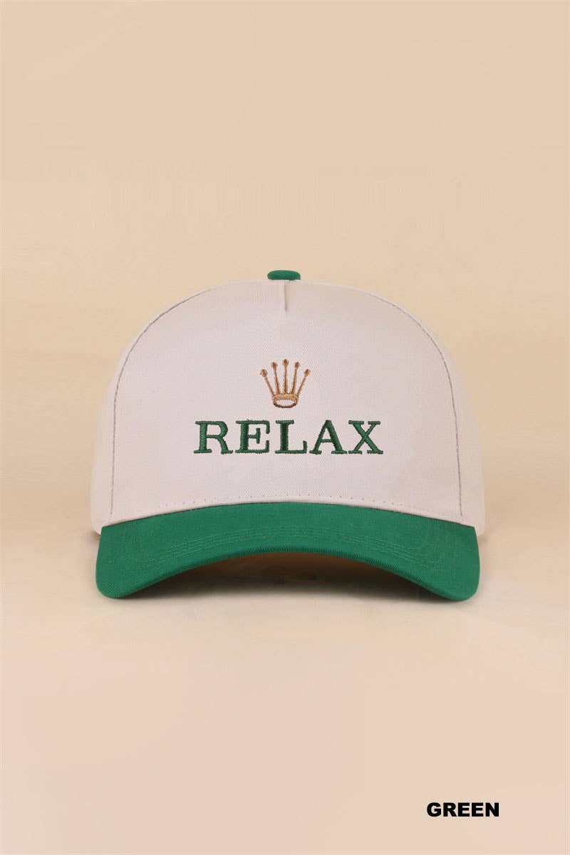 Relax Two Tone Snapback Hat