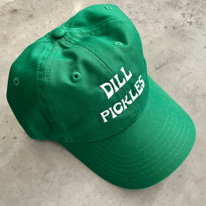 Dill Pickles Baseball Cap organic Dad Hat gifts green Foodie