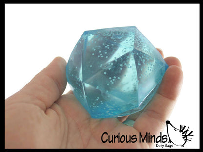 1 Sugar Polyhedron Diamond Shaped Ball - Glow in the Dark Th