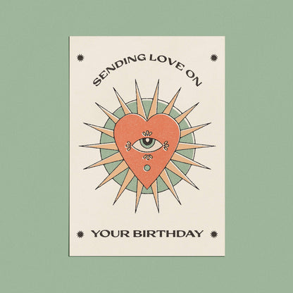 Sending Love on Your Birthday Card