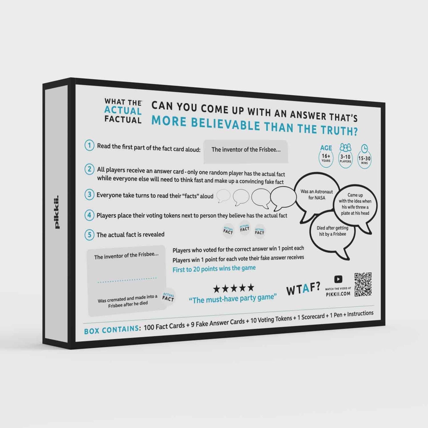 What The Actual Factual™ | Games For Adults | Family Game