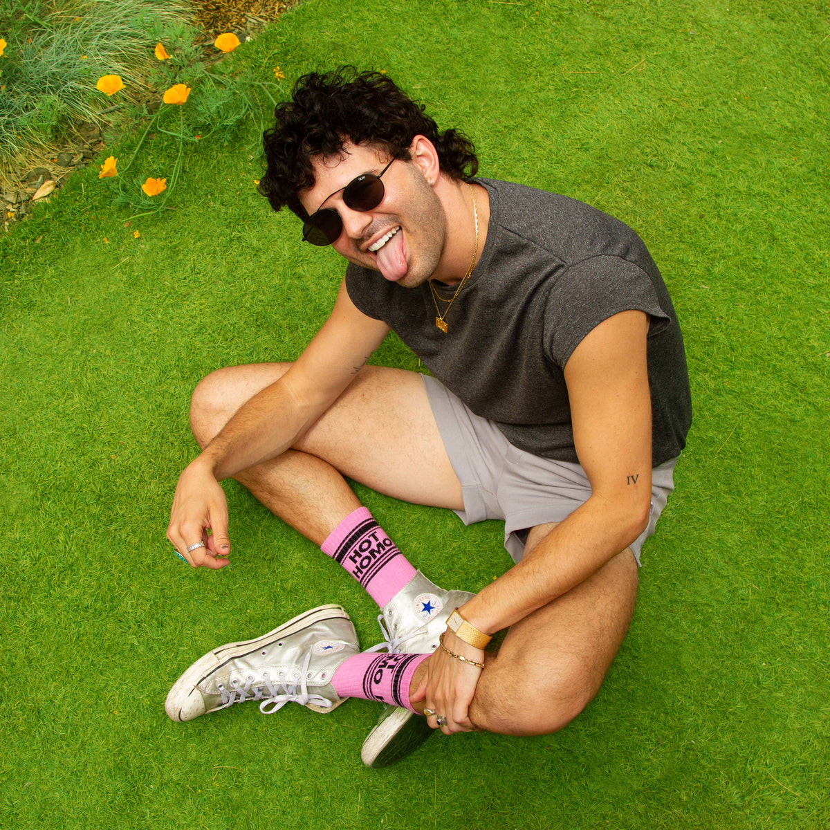 Hot Homo Gym Crew Socks