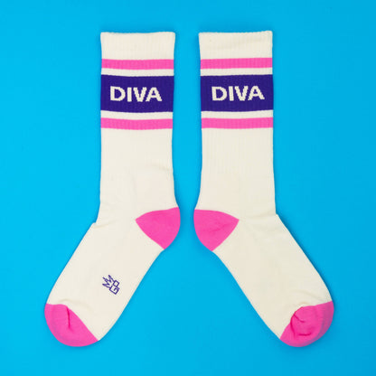 Diva Gym Crew Socks