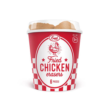 Fried Chicken - Erasers - Set of 6