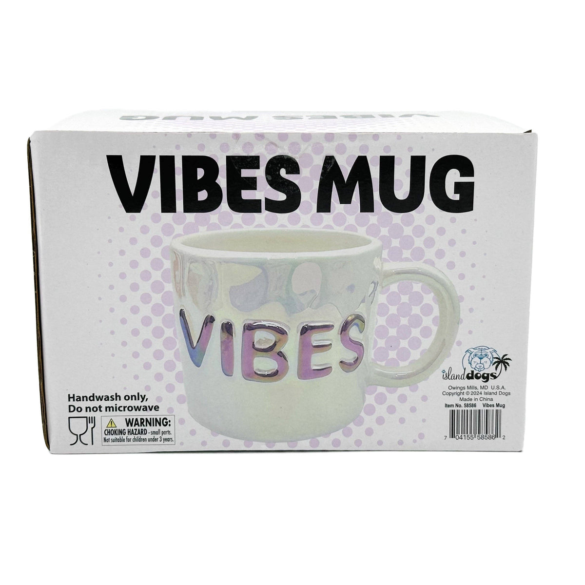 Vibes Iridescent Novelty Coffee Mug