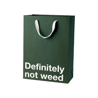 "Definitely not weed" Funny Stoner Gift Bag