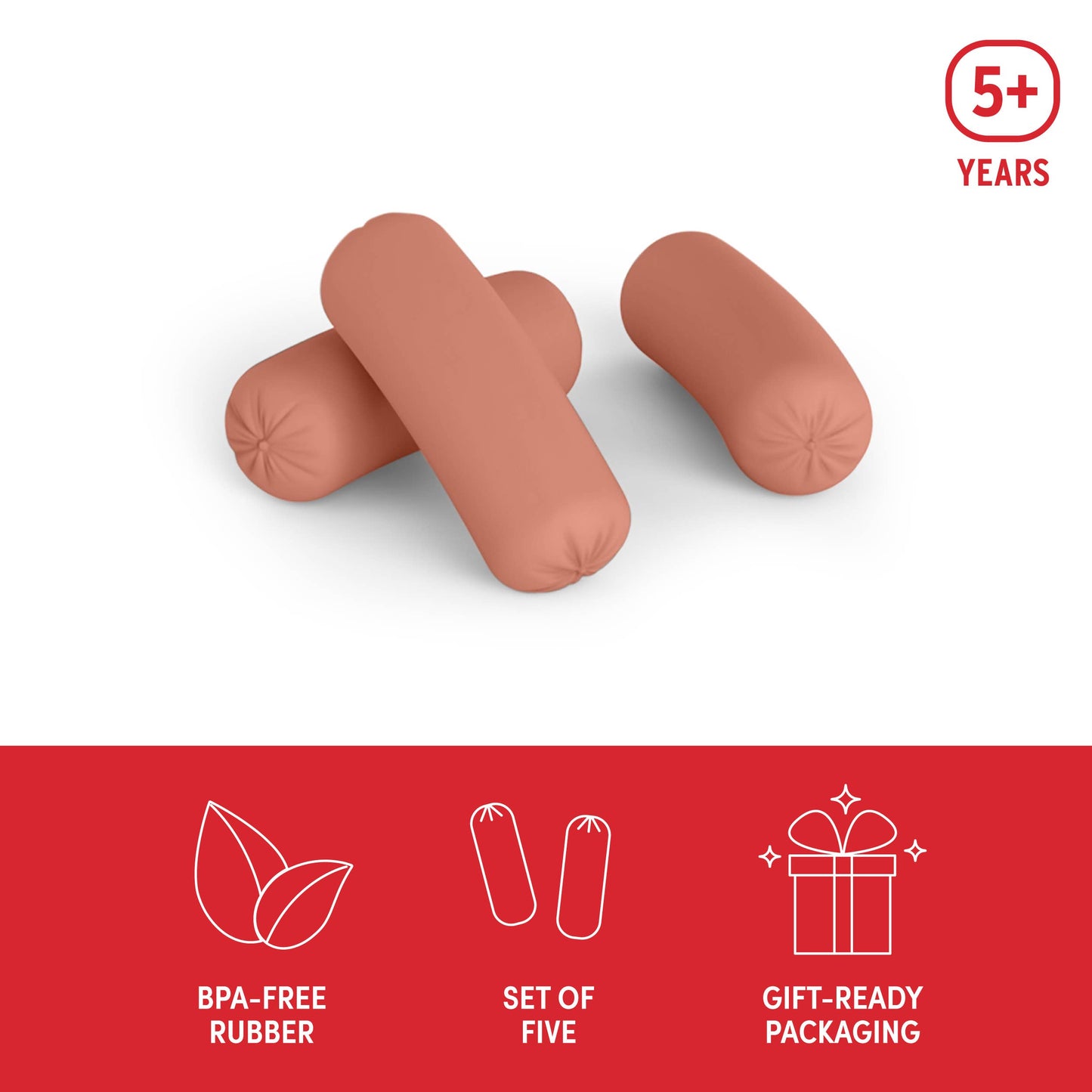 UNCANNY - Cocktail Wiener Erasers - Set of 5