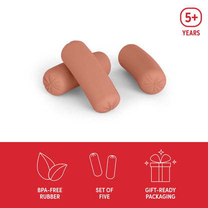 UNCANNY - Cocktail Wiener Erasers - Set of 5