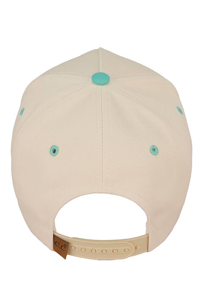 C.C DOG MOM Embroidered Two Tone Trucker Cap