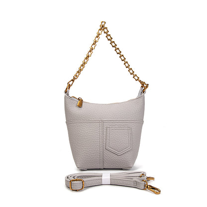 Michelle Crossbody Vegan Leather Bag w/ chain