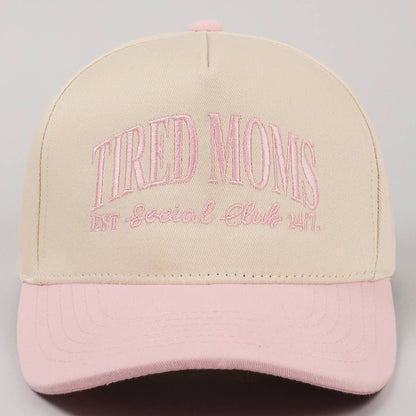 Tired Moms EST Social Club 24/7 Embroidery Cap