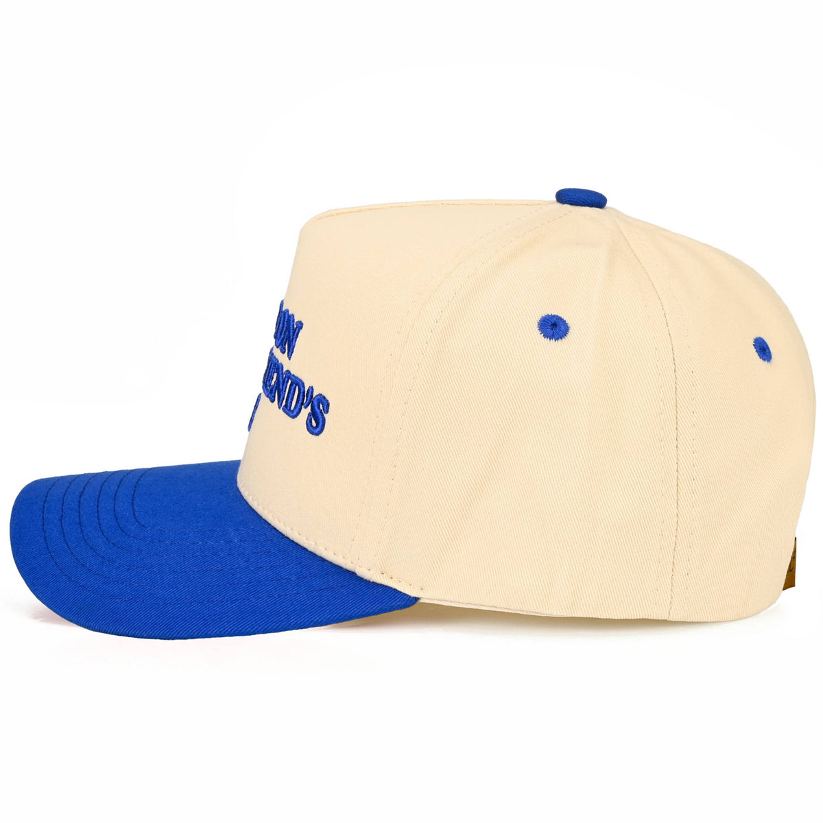 C.C PUT IT ON MY BOYFRIEND'S TAB Letter Two Tone Trucker Hat