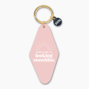 I Am A Ray Of Fucking Sunshine - Printed Keychain 
