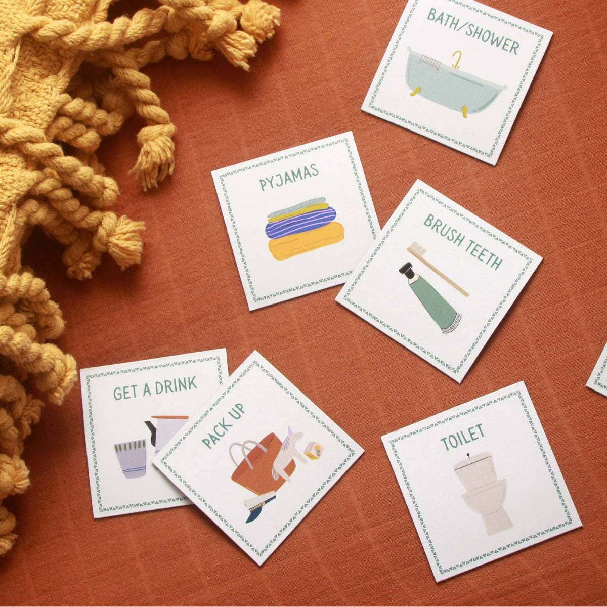 20 Magnetic Routine Cards