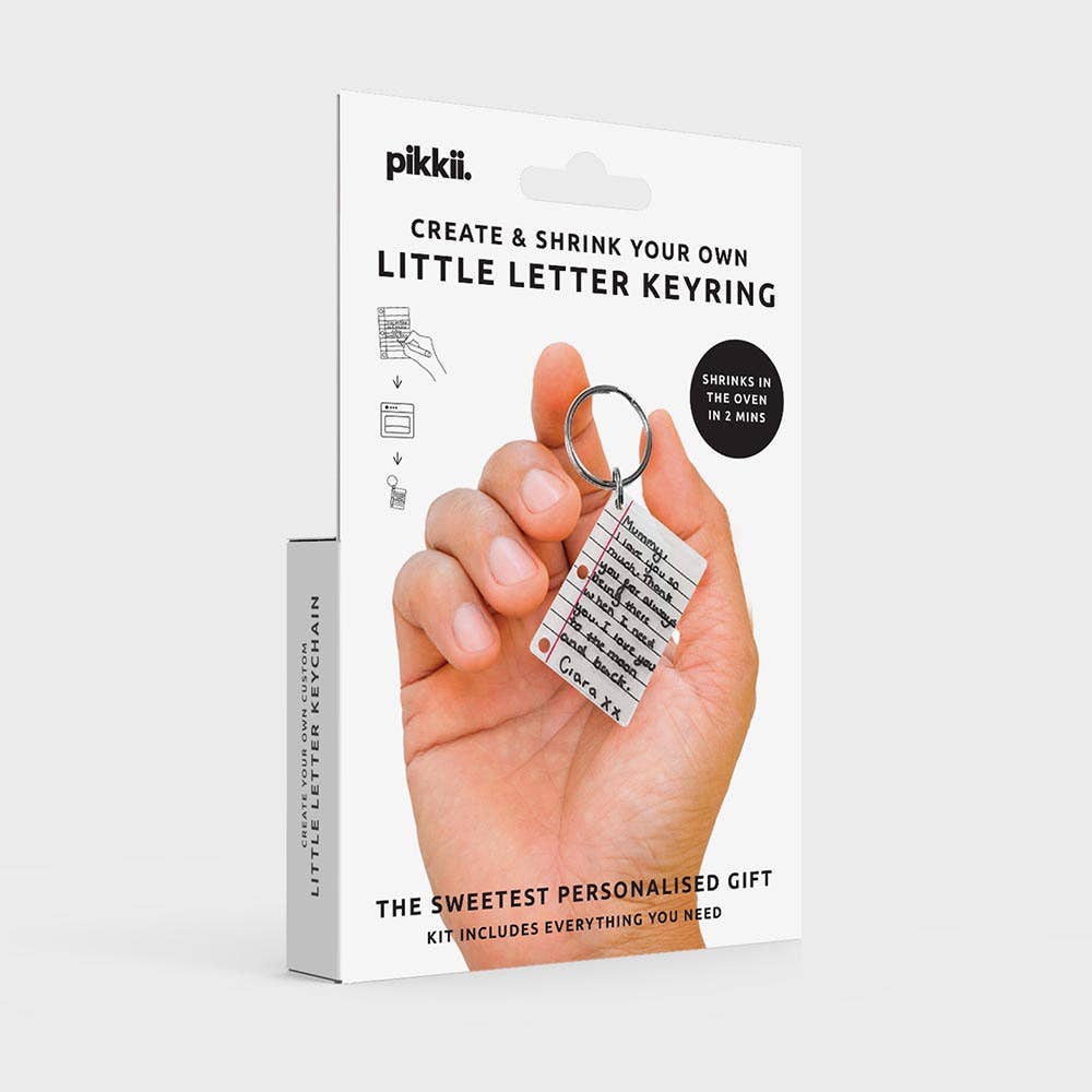 Little Letter Shrink Keyring Kit | Personalized DIY Craft