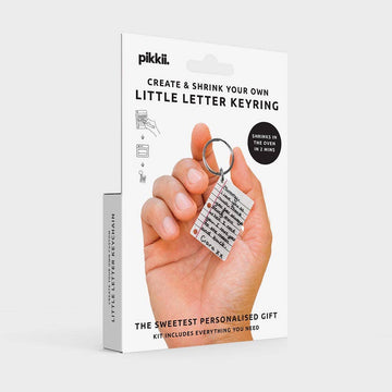 Little Letter Shrink Keyring Kit | Personalized DIY Craft