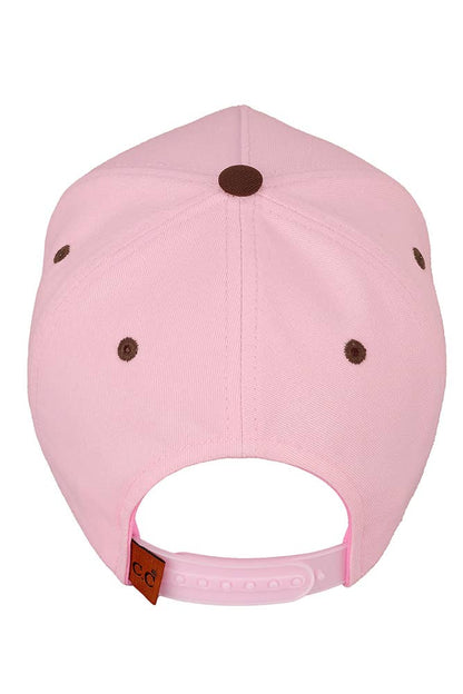 C.C DOG MOM Embroidered Two Tone Trucker Cap
