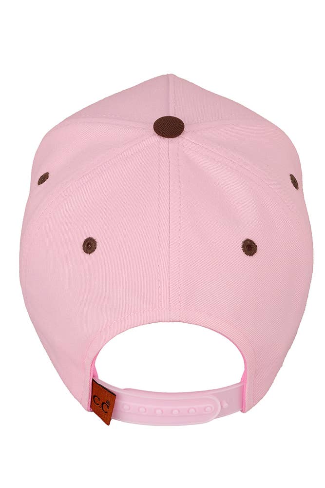 C.C DOG MOM Embroidered Two Tone Trucker Cap