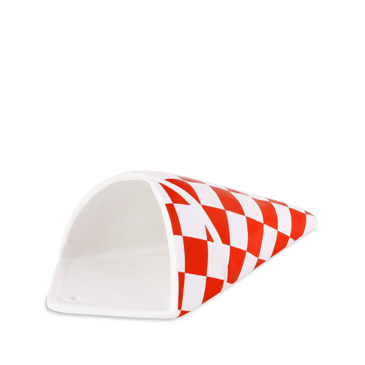 Wall Vase, Checker Bag