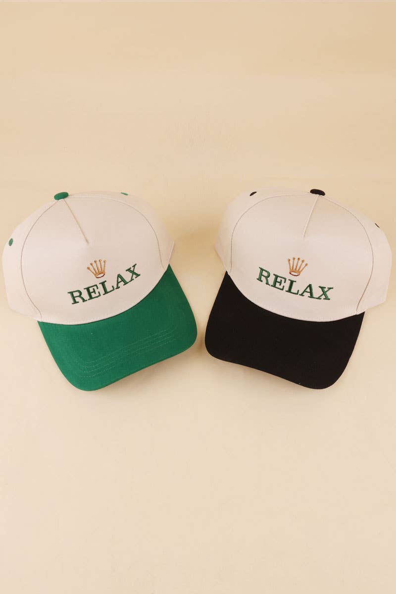 Relax Two Tone Snapback Hat