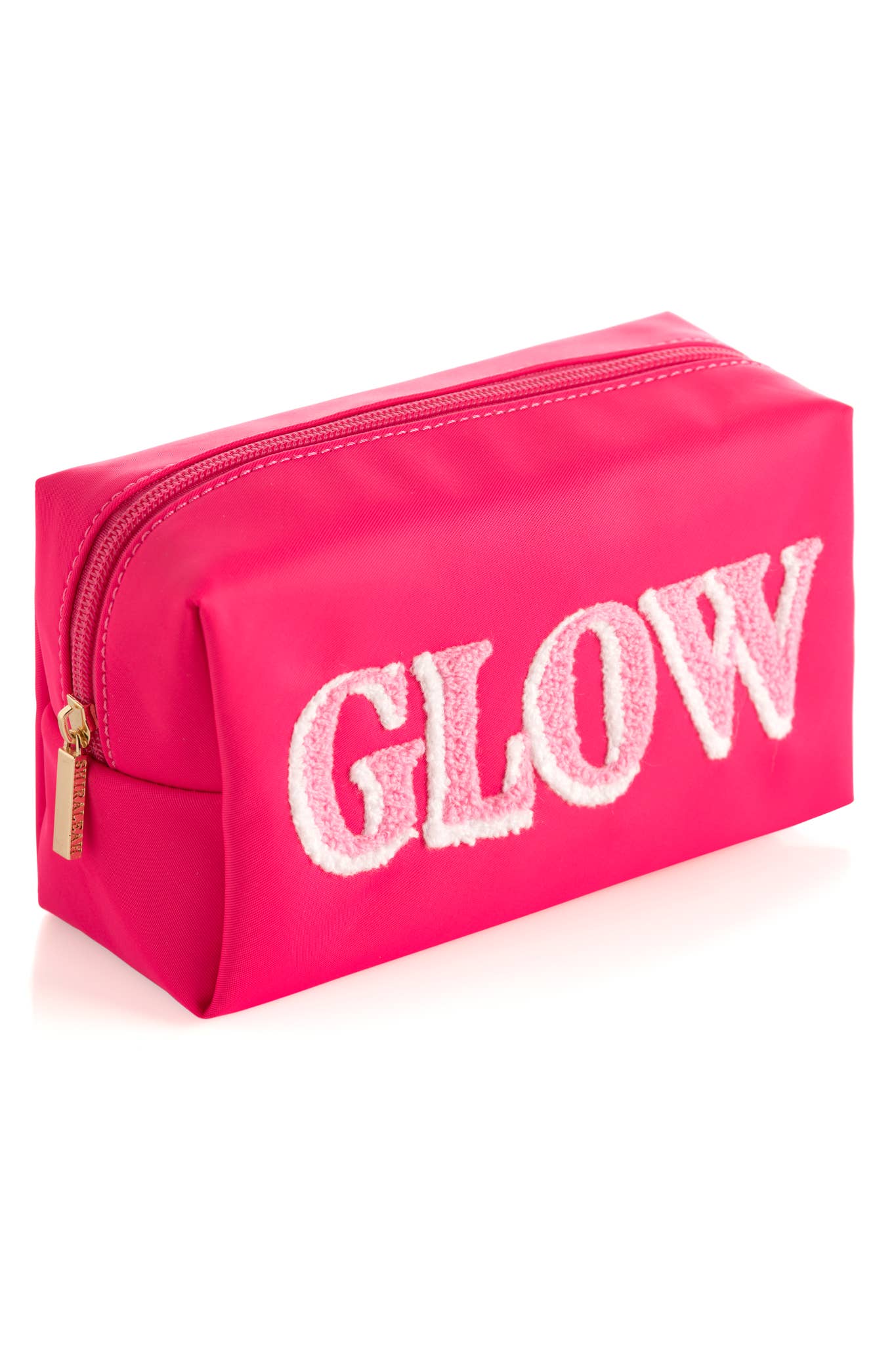 JOY GLOW ZIP POUCH, PINK