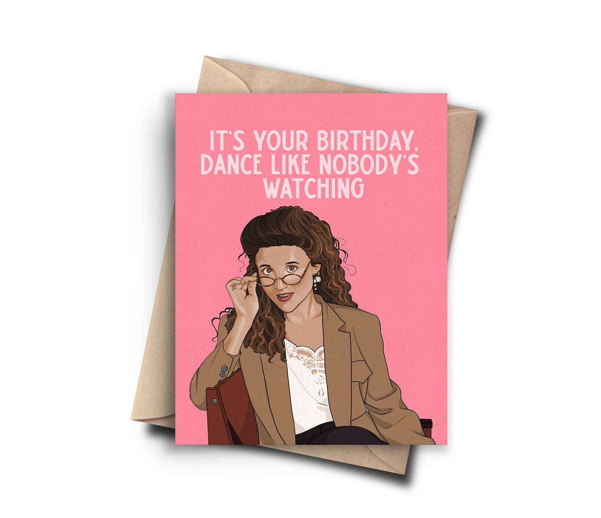 Funny Birthday Card - Classic 90s TV Pop Culture Card