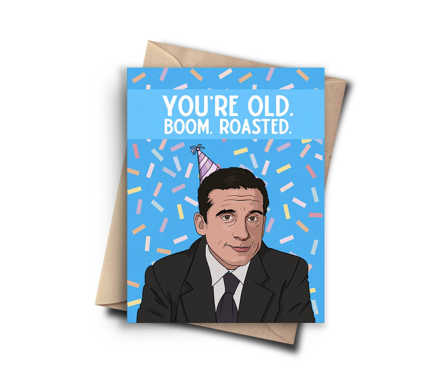 Boom Roasted Funny Birthday Card