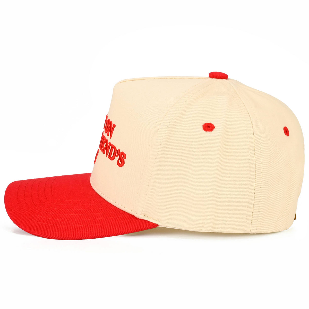 C.C PUT IT ON MY BOYFRIEND'S TAB Letter Two Tone Trucker Hat