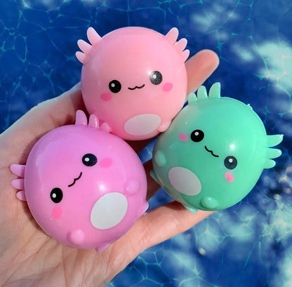 Sticky Bubble Bobblies Frogs Axolotl