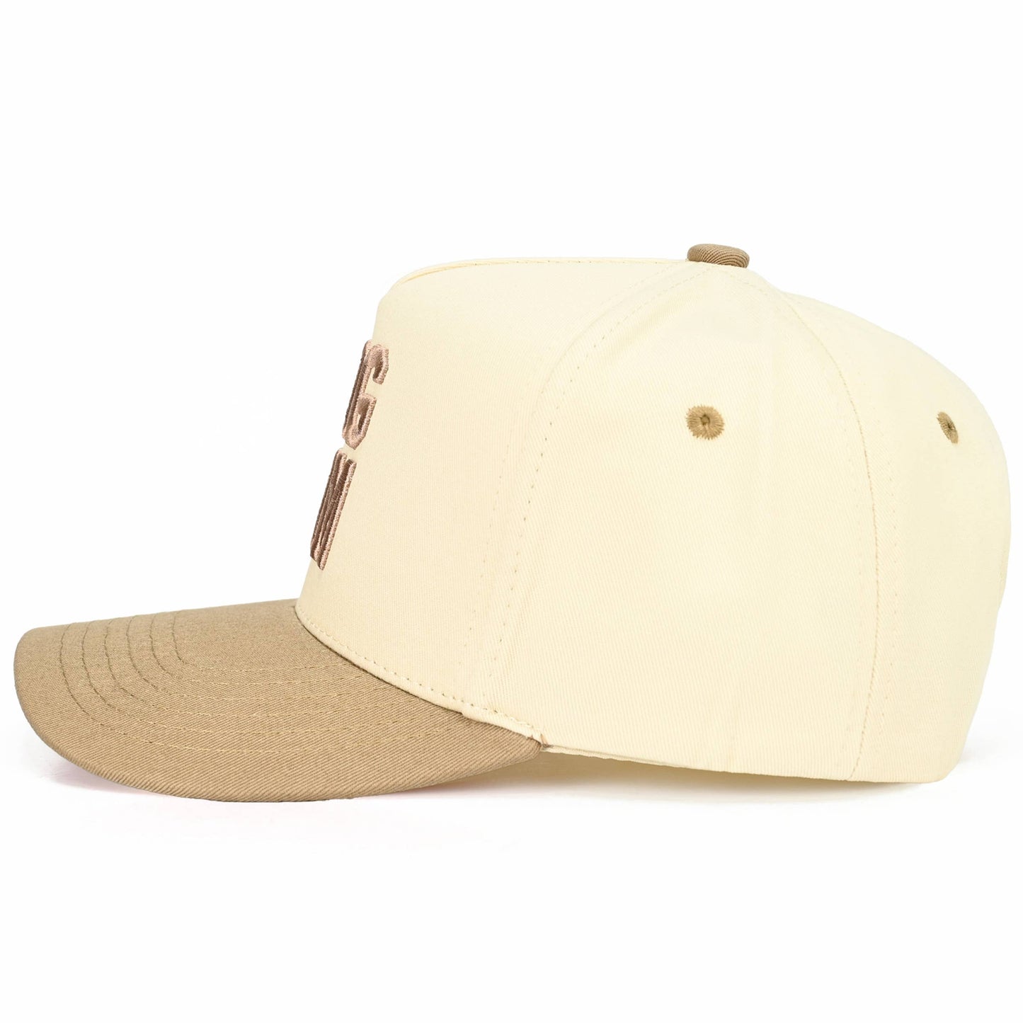 C.C DOG MOM Embroidered Two Tone Trucker Cap