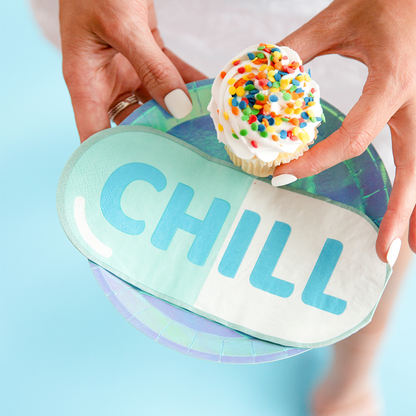 "Chill" Pill Guest Napkins - 16 Pk.