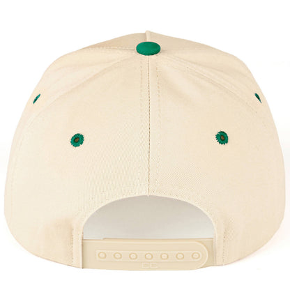 C.C LUCKY Letter Embroidered on Two Tone Trucker Hat
