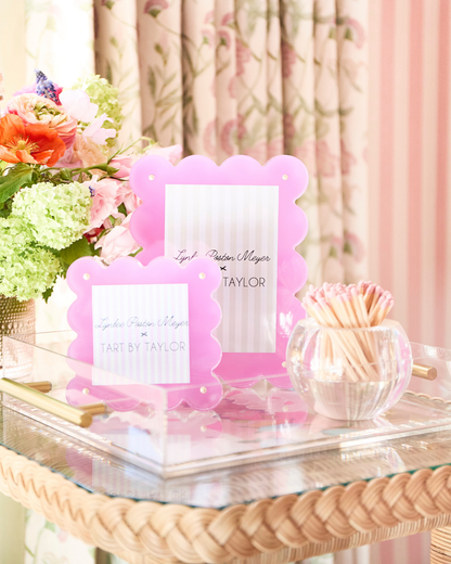 Fuchsia Mini Acrylic Picture Frame