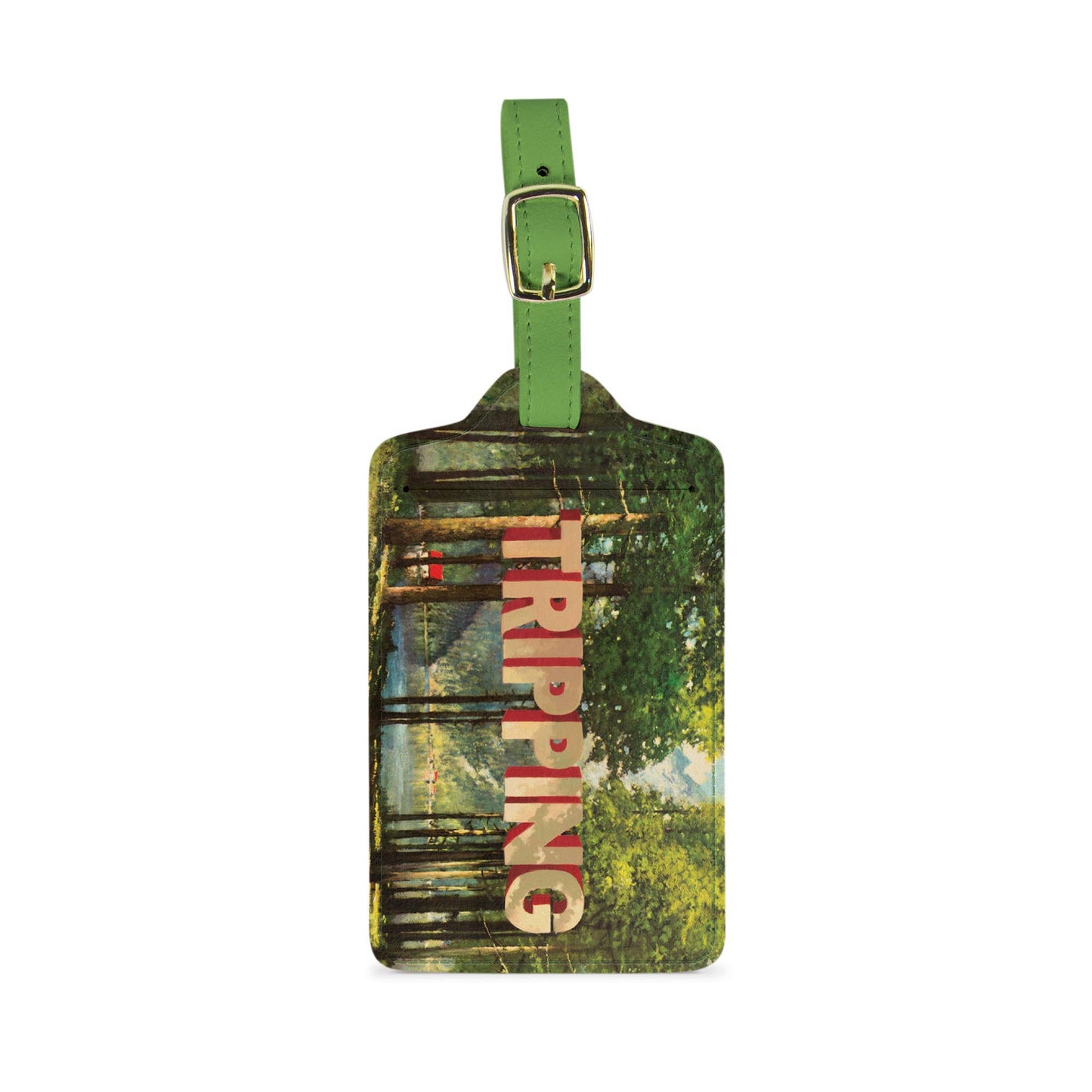 Wander Ware - Luggage Tag - Tripping by Wayne White