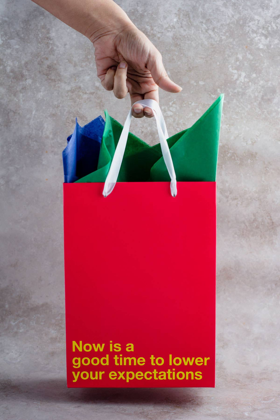 "Lower your expectations" Gift Bag