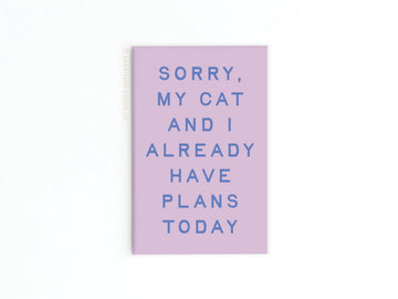 My Cat and I Refrigerator Magnet