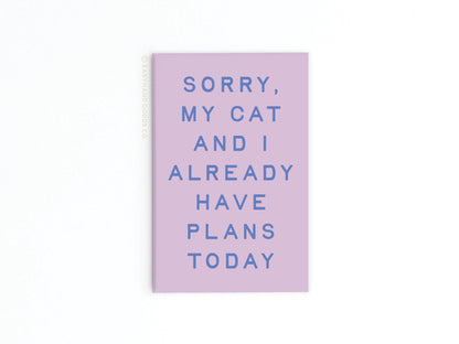 My Cat and I Refrigerator Magnet