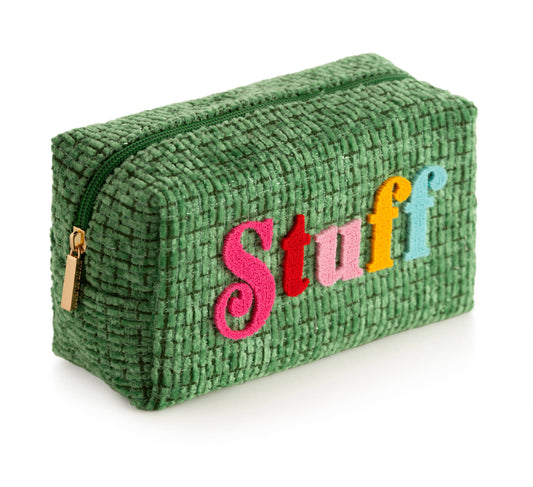 "STUFF" ZIP POUCH