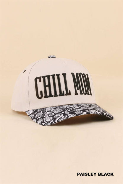 Chill Mom Two Tone Snapback Hat Zenana