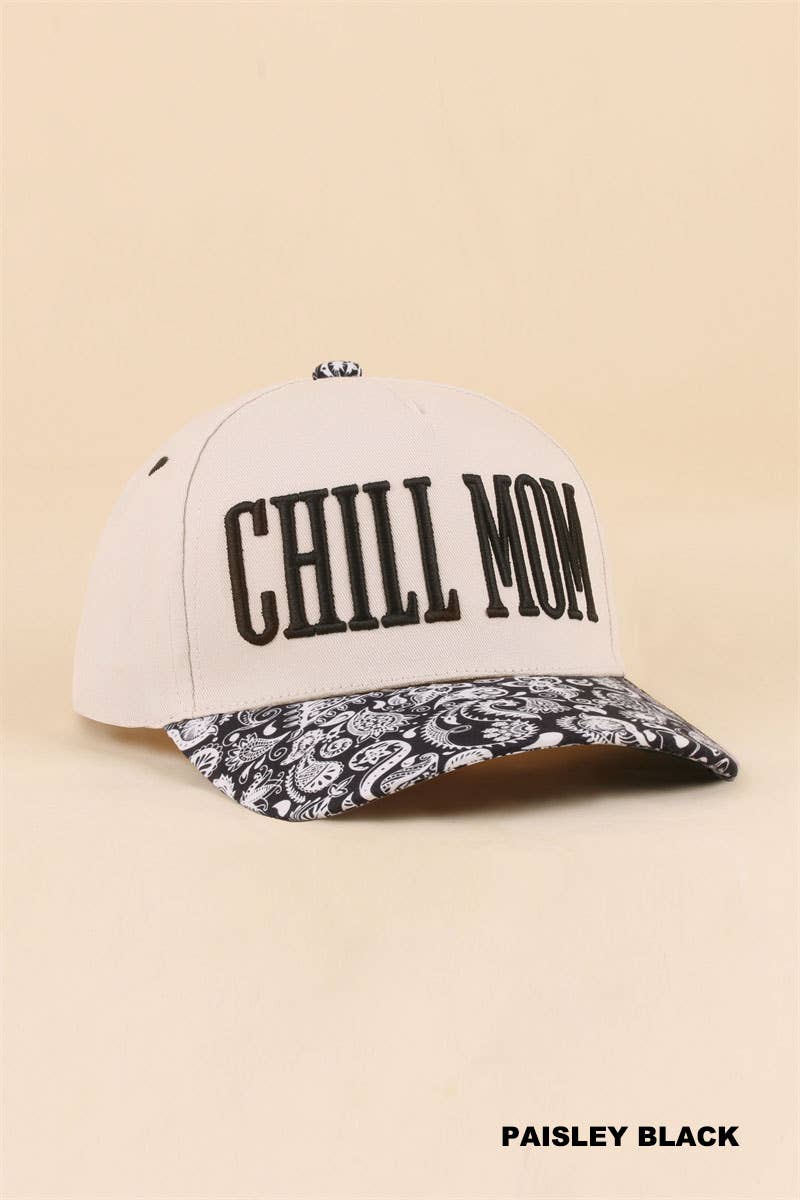 Chill Mom Two Tone Snapback Hat