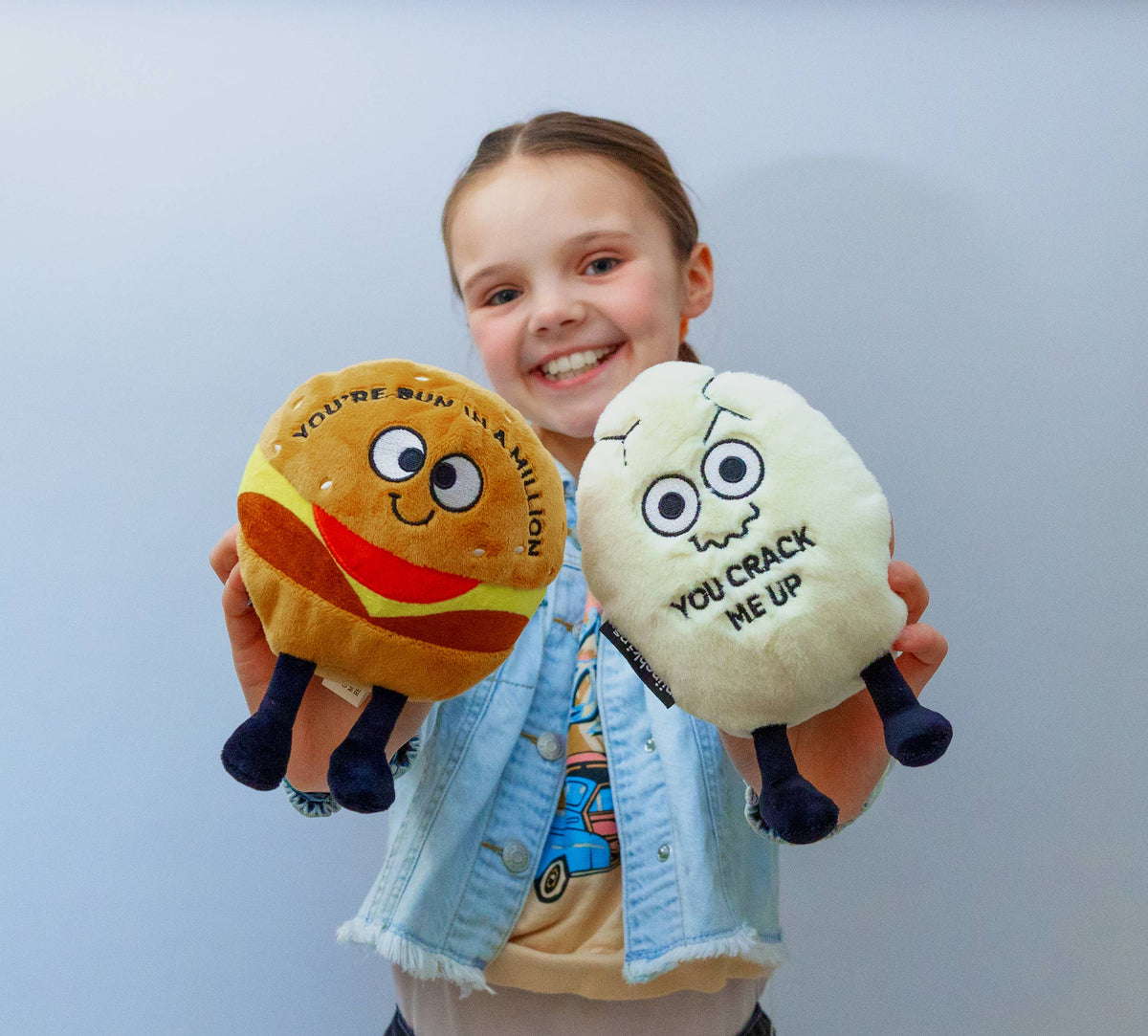 Egg Plush Just Kiddin' Plush For Kids Tweens Toy Funny Cute
