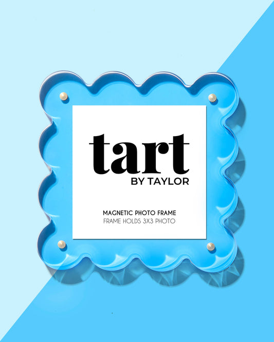 Neon Blue Mini Acrylic Picture Frame