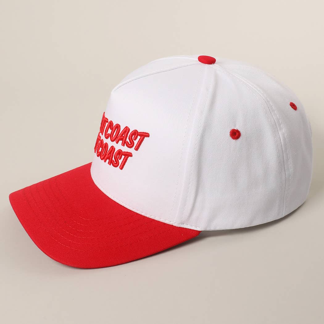 WEST COAST BEST COAST 3D Letter Embroidery Two-Tone Trucker