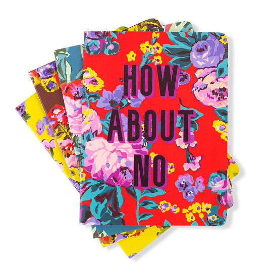Stitched Notebook  - Bold Floral