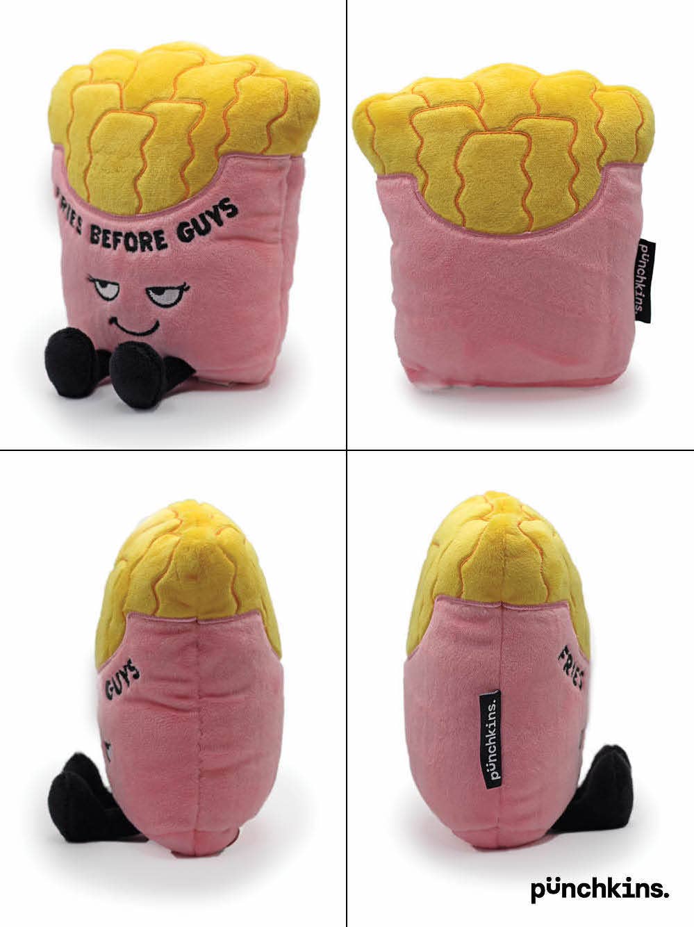 Cute Fries Plushie, Gift for Friends - "Fries Before Guys"