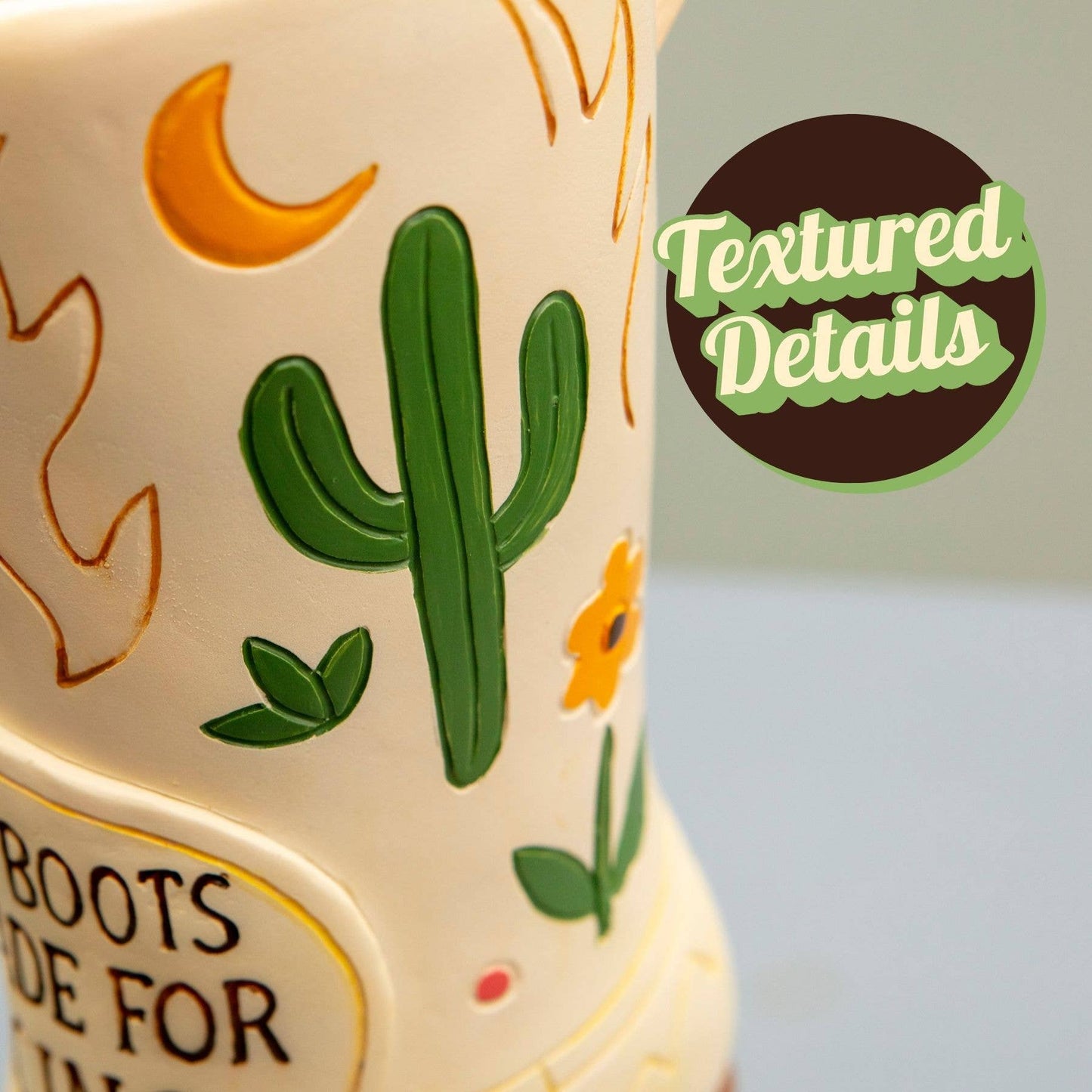 Cowboy Boot Flower Vase – Cowgirl Decor