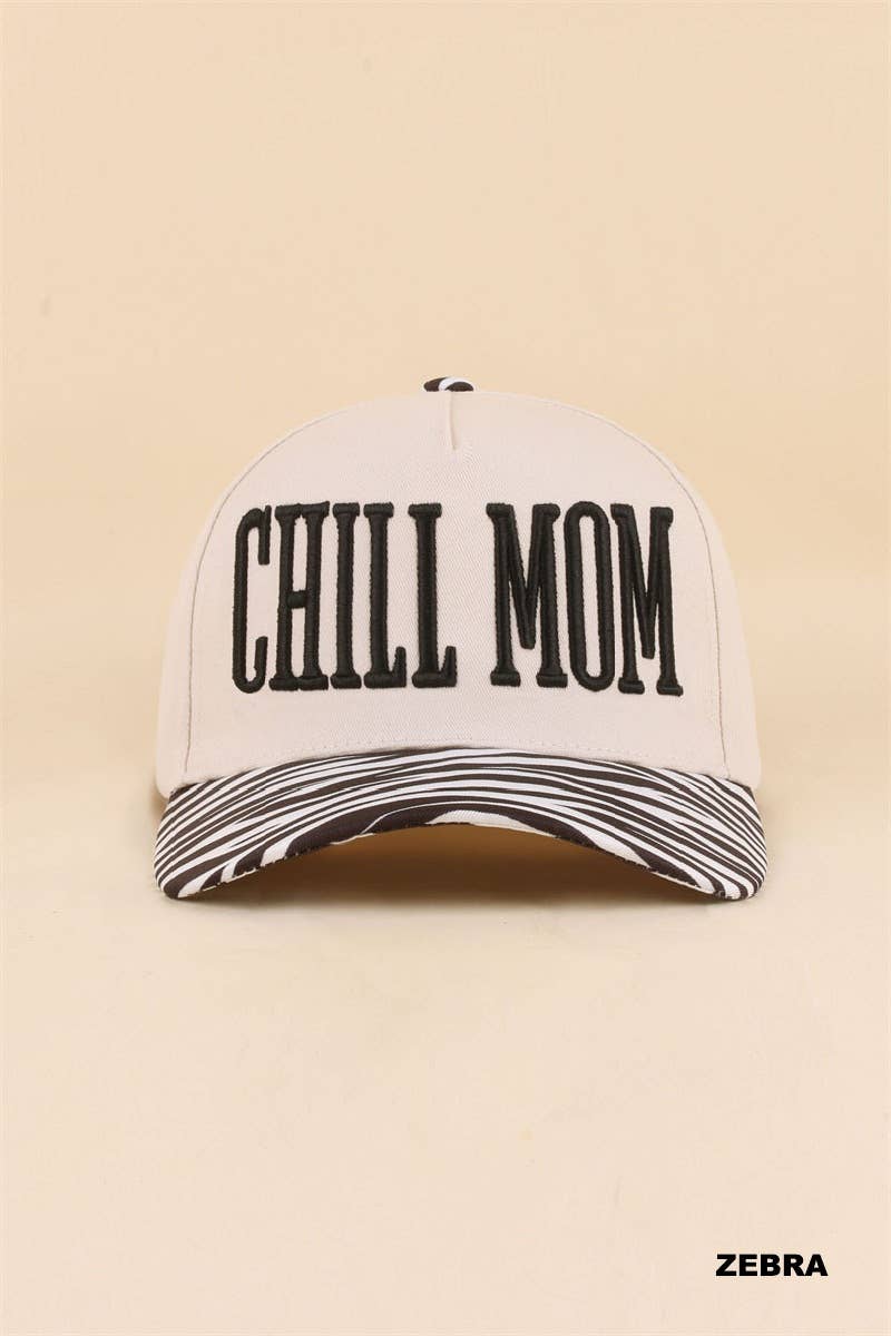 Chill Mom Two Tone Snapback Hat