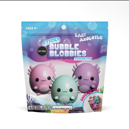 Sticky Bubble Bobblies Frogs Axolotl